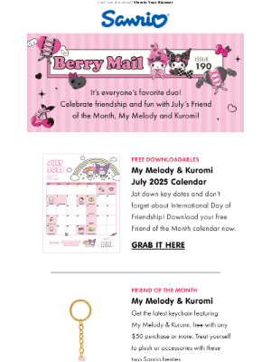 Sanrio - 🍓 Berry Mail 190 🍓