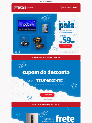 Extra (Brazil) - 🛍️ Descontos que são um presentão! 🎁