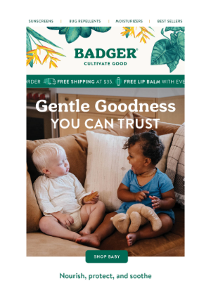 Badger Balm - Nourish Your Baby's Skin from Head to Toe