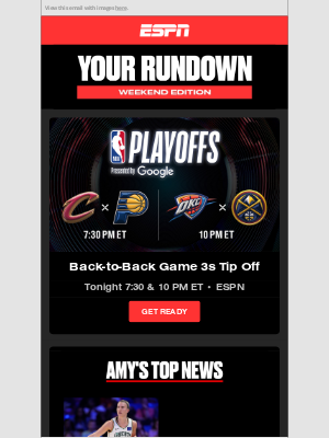 ESPN - This Weekend: Pivotal Playoff Action & More 🏀