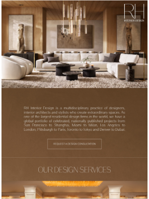Restoration Hardware - RH Interior Design. Imagine the Possibilities.