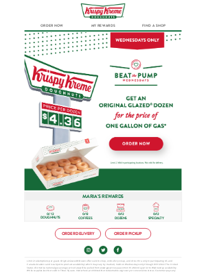 Krispy Kreme Doughnuts - The gas price isn't the only price going down 👀