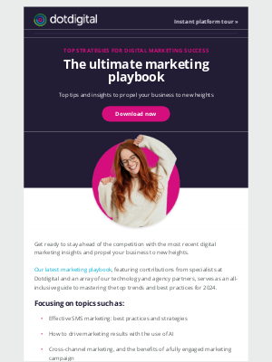 Dotdigital - It's here! The ultimate marketing playbook 🚀