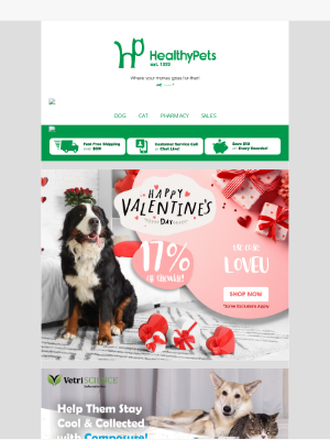 HealthyPets - 🌹A Flower For You! It's Our Valentine's Day Sale!