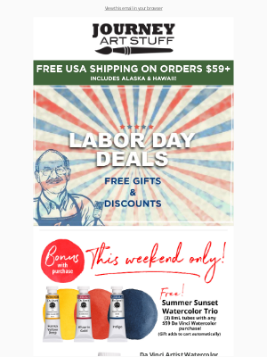 Cheap Joe's Art Stuff - Don't Miss Out on Labor Day Savings!
