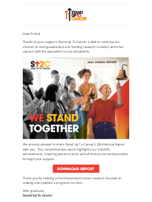 Stand Up to Cancer (SU2C) - 2024 Stand Up To Cancer Annual Report