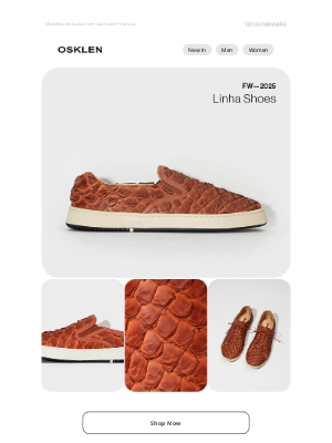 Osklen (Brazil) - Linha Shoes — Pirarucu