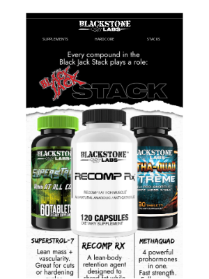Blackstone Labs - Dealer's Choice: Black Jack Stack 🎰
