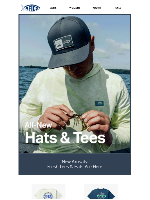 AFTCO Fishing - New Hats & Tees