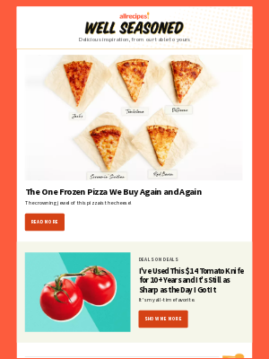 Allrecipes - The One Frozen Pizza We Buy Again and Again