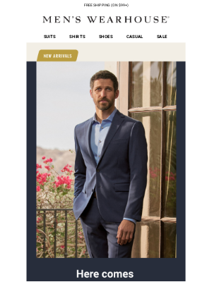Men's Wearhouse - Mary, keep cool in CHILLFLEX at your big fall events