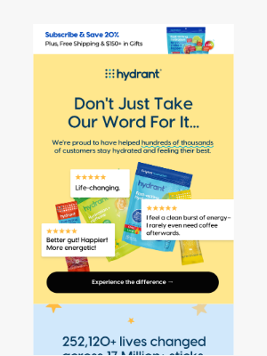 Hydrant - ⭐️⭐️⭐️⭐️⭐️ Real People, Real Results: See What Our Customers Are Saying