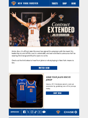 New York Knicks - Jalen Brunson - Contract Extended!
