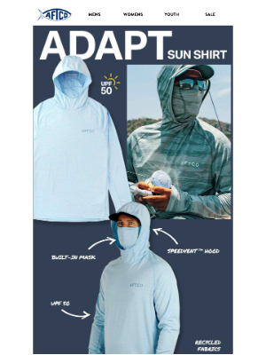 AFTCO Fishing - New Colors: Adapt Sun Hoodie