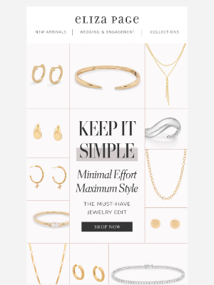 Eliza Page - The Must-Have Jewelry Edit: Keep It Simple