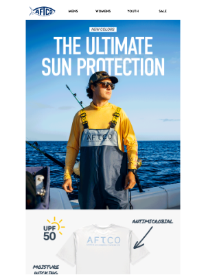 AFTCO Fishing - ☀️ Samurai UPF 50 Sun Shirts in New Colors