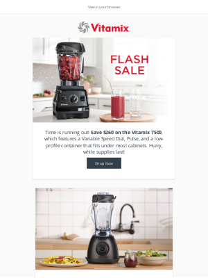 Vitamix - Time is Running Out! | Last Chance to Save $260