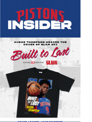 Detroit Pistons - Ausar’s SLAM Cover is 🔥 So is the Merch
