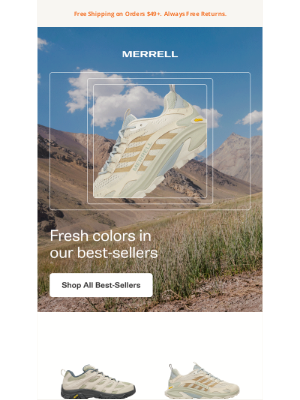Merrell - Our top styles, now in new colors