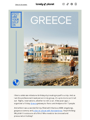 Lonely Planet - Last-minute Greece