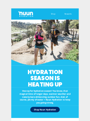 nuun hydration - You’re Getting Warmer 🌞