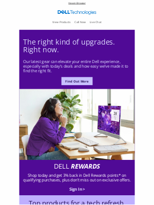 Dell - We’ve made upgrading easy and full of extras, Mailcharts.