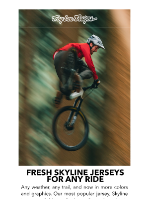 Troy Lee Designs - Buzzing for New Skyline Jerseys