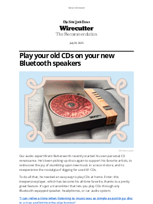 “Why I bought my first new CD player in 25 years”