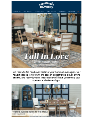 RC Willey - Your Fall Style Guide Has Arrived!