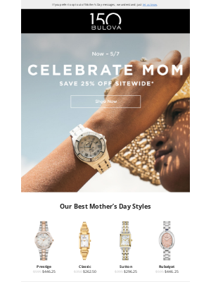Bulova - To Mom, With Love