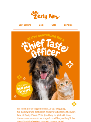 Zesty Paws - You could win $25,000 for your four-legged friend! 🐶🐱🎉