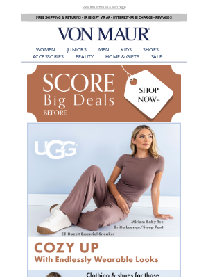 Von Maur - UGG: Laidback Luxury