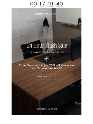 Rove Concepts - 24 Hours to Refine Your Routine