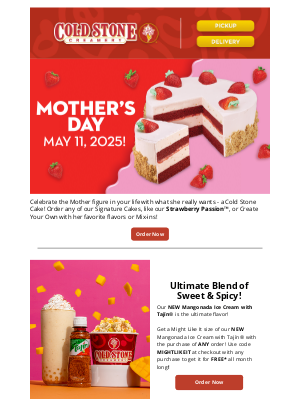 Cold Stone Creamery - A sweet way to say thank you!