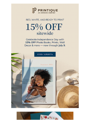 Printique by Adorama - 15% off Independence Day Sale starts now!