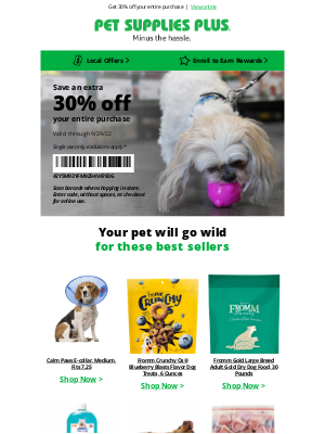 Pet Supplies Plus - ◀ You can't miss this... Weekend Sale Extended! ◀