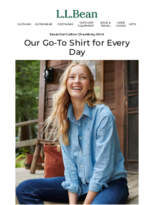 L.L.Bean - Always Comfortable Chambray Shirts