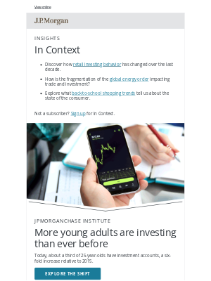 J.P. Morgan - Behavioral Changes
