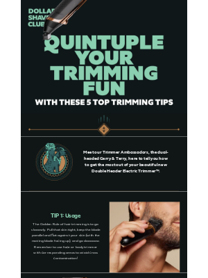Dollar Shave Club - The Top Trimmer Tips