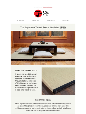 J-Life International - The Japanese Tatami Room Washitsu (和室)