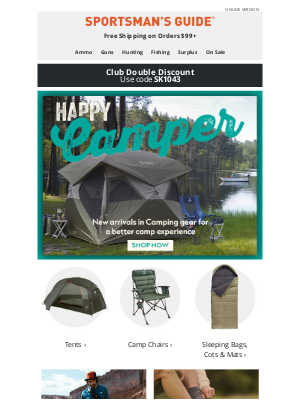 Club Double Discount >> Camp Like You Mean It