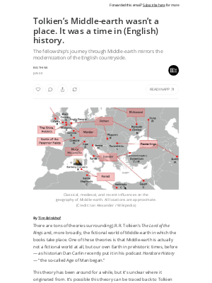Big Think - Tolkien’s Middle-earth wasn’t a place. It was a time in (English) history.
