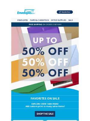 Envelopes - Super $avings Inside