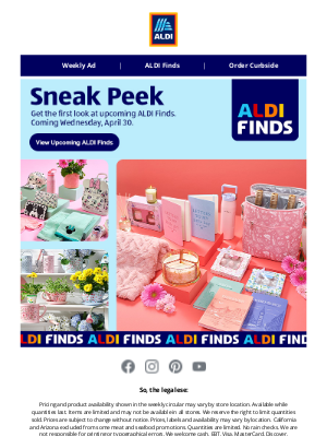 ALDI - Sneak Peek: Upcoming ALDI Finds 😉