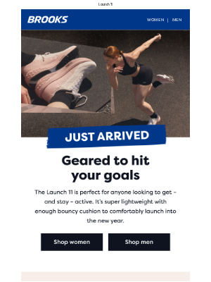 Brooks Running (United Kingdom) - New Launch 11 — geared to hit your goals