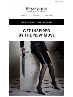 Yves Saint Laurent Beauty - Dare To Be Inspired With Muse