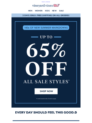 Vineyard Vines - SALE: Up To 65% Off & Selling Out FAST