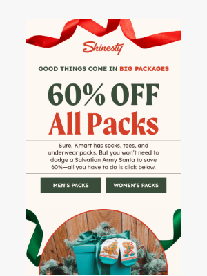 Shinesty - Stuff Your Stockings with Packs 🎅