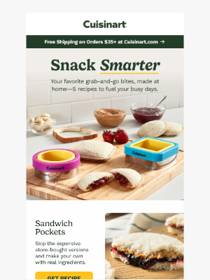 Cuisinart - Top Snack Hacks You'll Love