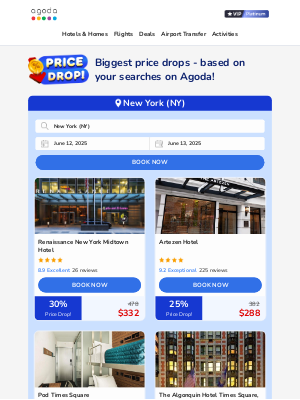Agoda - virginia, top price drops in New York (NY), selected for you!